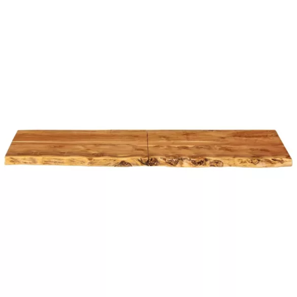 tömör akácfa fürdőszoba piperepolc 140x52x3,8 cm