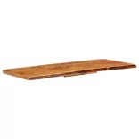 tömör akácfa fürdőszoba piperepolc 140x52x3,8 cm