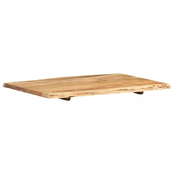 tömör akácfa asztallap 80 x (50-60) x 2,5 cm