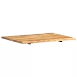 tömör akácfa asztallap 80 x (50-60) x 2,5 cm