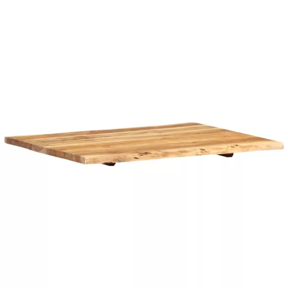 tömör akácfa asztallap 80 x (50-60) x 2,5 cm