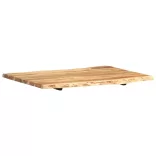 tömör akácfa asztallap 80 x (50-60) x 2,5 cm