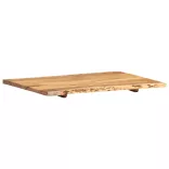 tömör akácfa asztallap 80 x (50-60) x 2,5 cm