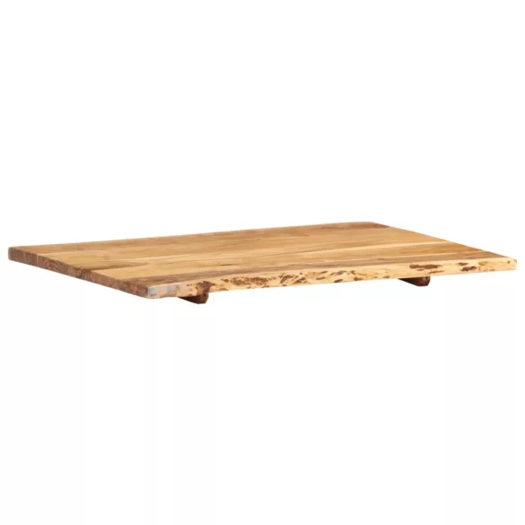 tömör akácfa asztallap 80 x (50-60) x 2,5 cm