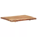 tömör akácfa asztallap 80 x (50-60) x 3,8 cm