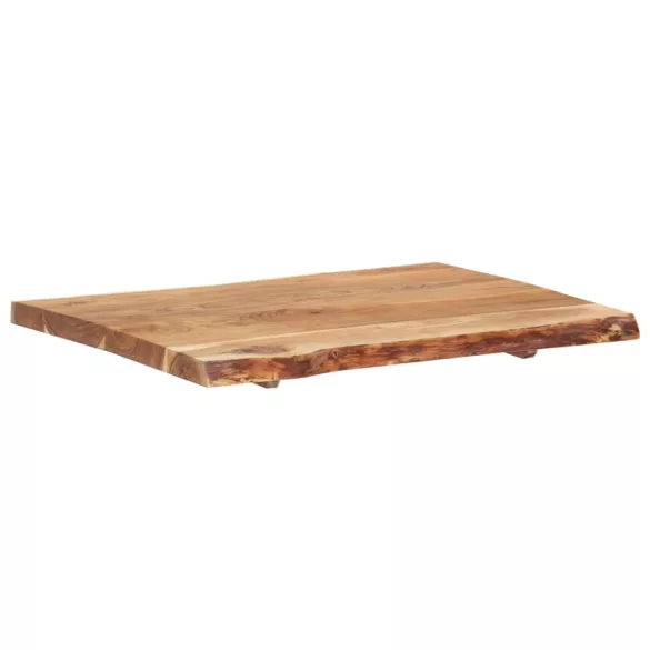 tömör akácfa asztallap 80 x (50-60) x 3,8 cm