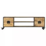 tömör mangófa TV-szekrény 130 x 30 x 39 cm