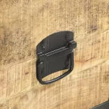 tömör mangófa TV-szekrény 130 x 30 x 39 cm