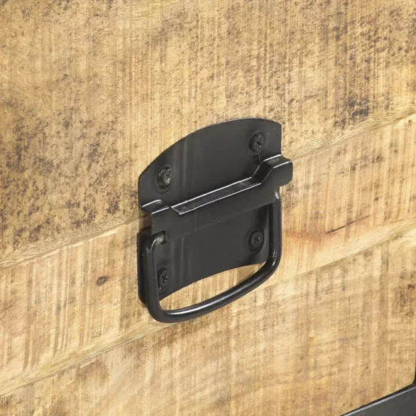 tömör mangófa TV-szekrény 130 x 30 x 39 cm