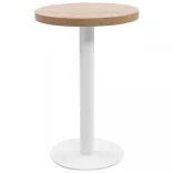 világosbarna MDF bisztróasztal 50 cm