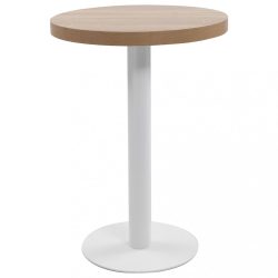 világosbarna MDF bisztróasztal 60 cm
