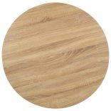 világosbarna MDF bisztróasztal 80 cm