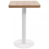 világosbarna MDF bisztróasztal 50 x 50 cm