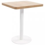 világosbarna MDF bisztróasztal 60 x 60 cm