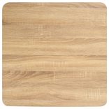 világosbarna MDF bisztróasztal 60 x 60 cm