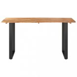 tömör akácfa étkezőasztal 140 x 70 x 76 cm