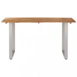 tömör akácfa étkezőasztal 140 x 70 x 76 cm