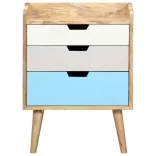 tömör mangófa éjjeliszekrény 47 x 35 x 63 cm