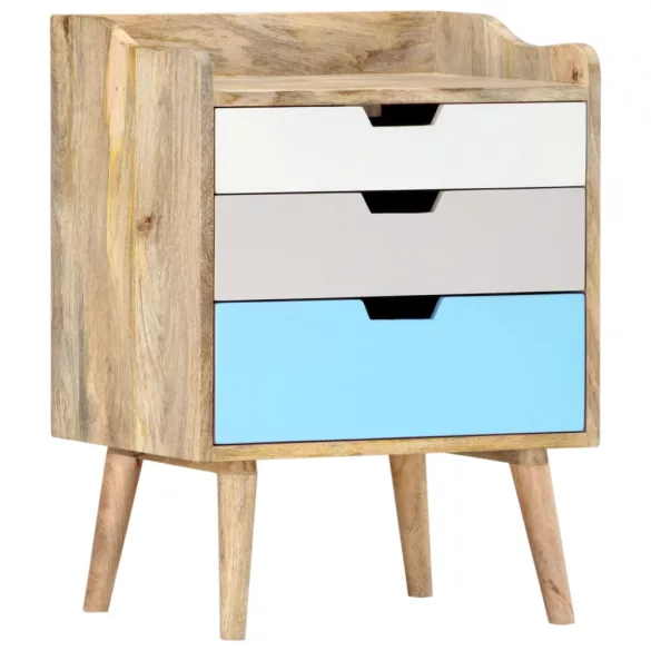 tömör mangófa éjjeliszekrény 47 x 35 x 63 cm