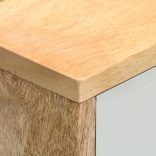 tömör mangófa TV-szekrény 110 x 35 x 48 cm