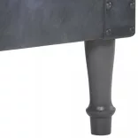 szürke valódi bőr karosszék