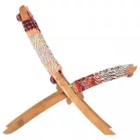 többszínű összecsukható Chindi szövet szék