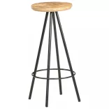 4 db nyers mangófa bárszék