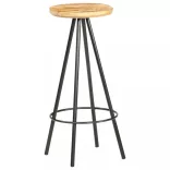 4 db nyers mangófa bárszék