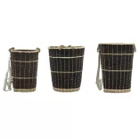 természetes fűzfa tűzifa hátikosár fogantyúkkal 50 x 44 x 58 cm