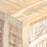 fehér tömör akácfa tálalószekrény 73 x 30 x 75 cm