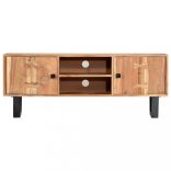 tömör akácfa TV-szekrény 118 x 30 x 45 cm