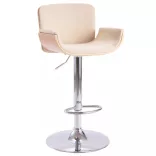 krémszínű műbőr bárszék