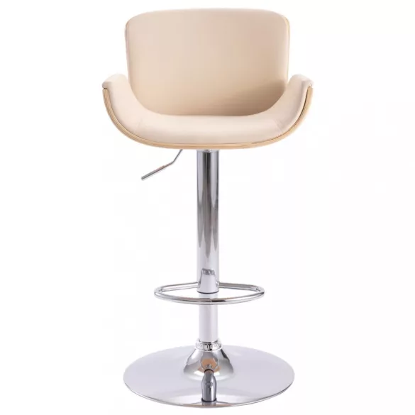 krémszínű műbőr bárszék