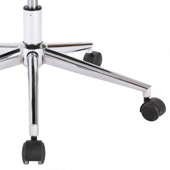 szürke szövetborítású forgó étkezőszék