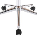 tópszínű hajlított fa és szövet forgó étkezőszék