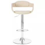 fehér műbőr bárszék