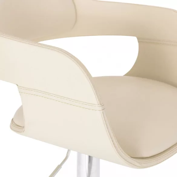 fehér műbőr bárszék