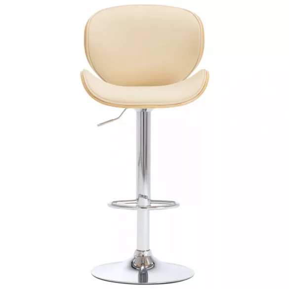 krémszínű műbőr bárszék