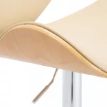 krémszínű műbőr bárszék