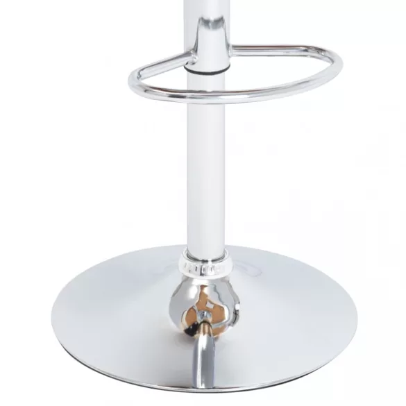 fekete műbőr bárszék