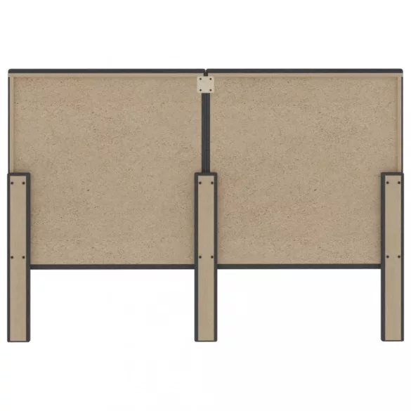 sötétszürke szövet steppelt fejvég 140 x 200 cm