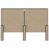 sötétszürke szövet fejvég 180 x 200 cm