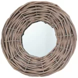 3 db fonott vesszőkeretes tükör 15 cm