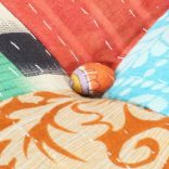 foltvarrott szövetpuff 60 x 70 x 36 cm