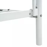 fehér fém emeleteságy-keret 140 x 200 cm/90 x 200 cm