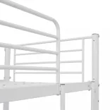 fehér fém emeletes ágykeret asztallal 90 x 200 cm