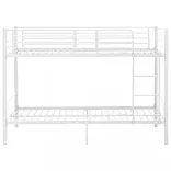 fehér fém emeletes ágy 90 x 200 cm