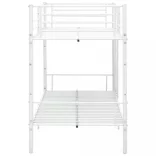 fehér fém emeletes ágy 90 x 200 cm