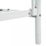 fehér fém emeletes ágy 90 x 200 cm