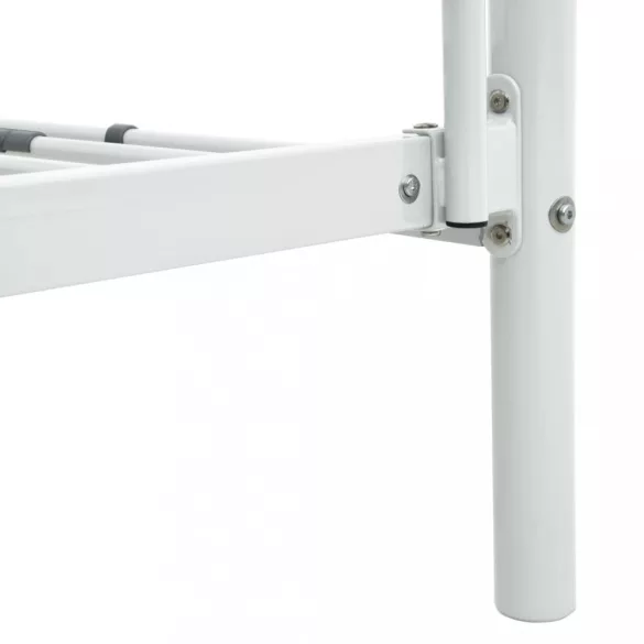 fehér fém emeletes ágy 90 x 200 cm